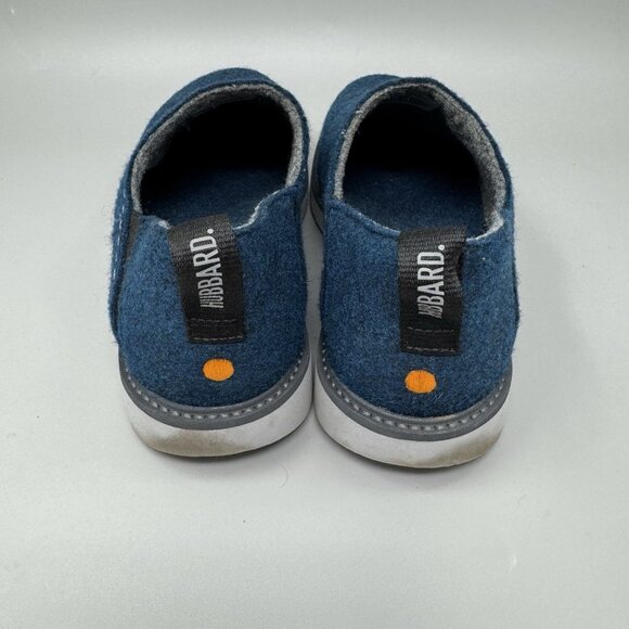 Samuel Hubbard Men's 8M "Spring Back" Navy Blue Felted Fleece Slip-On Shoes - Picture 6 of 9